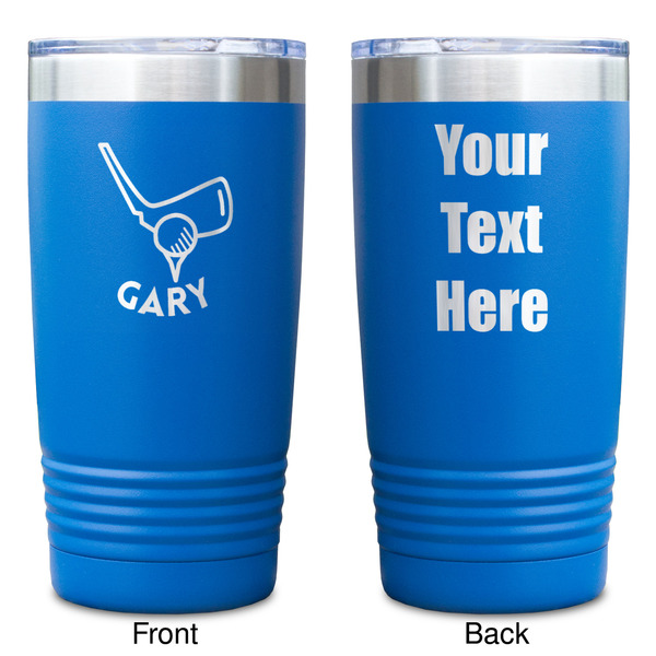 Golf Blue Polar Camel Tumbler - 20oz - Double Sided - Approval