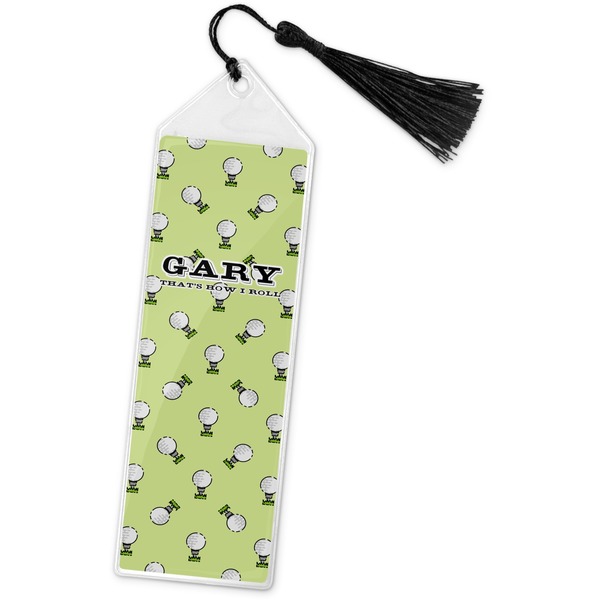 Custom Golf Book Mark w/Tassel (Personalized)