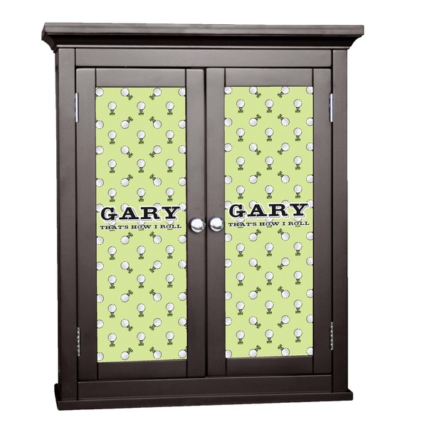 Custom Golf Cabinet Decal - Large (Personalized)