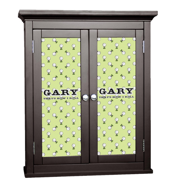 Custom Golf Cabinet Decal - Small (Personalized)