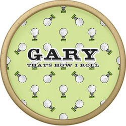 Golf Cabinet Knob - Gold (Personalized)