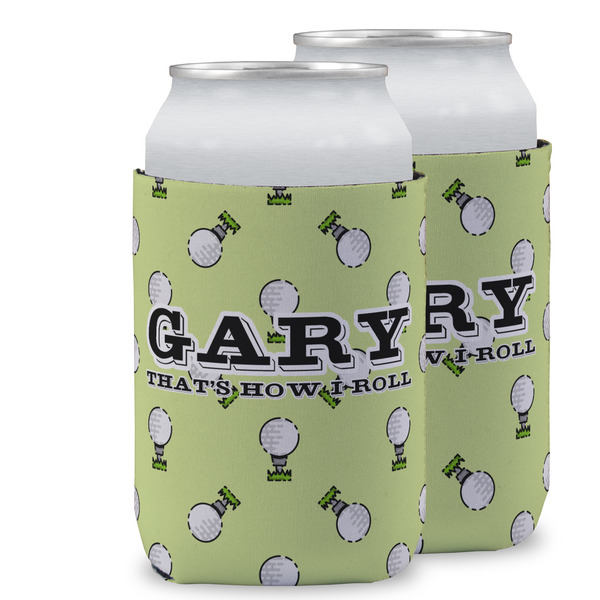 Custom Golf Can Cooler (12 oz) w/ Name or Text