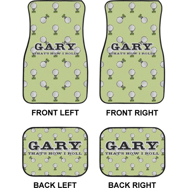 Golf Car Floor Mats Set (2F + 2B)