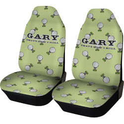 Golf Car Seat Covers (Set of Two) (Personalized)