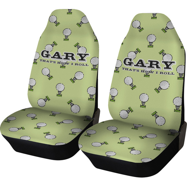 Custom Golf Car Seat Covers (Set of Two) (Personalized)