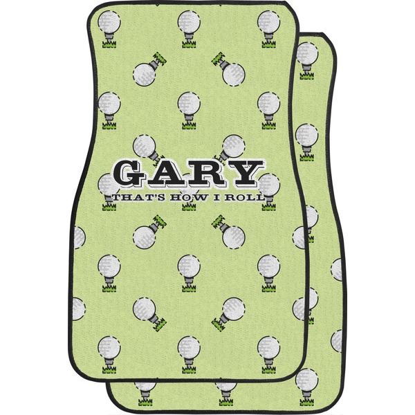 Custom Golf Car Floor Mats (Front Seat) (Personalized)