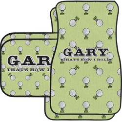 Golf Car Floor Mats Set - 2 Front & 2 Back (Personalized)