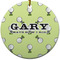 Golf Round Ceramic Ornament w/ Name or Text