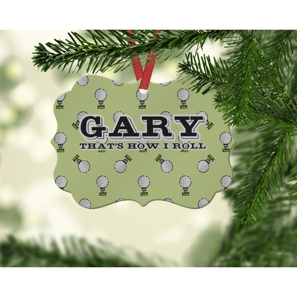 Golf Christmas Ornament (On Tree)