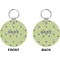 Golf Circle Keychain (Front + Back)