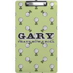 Golf Clipboard (Legal Size) (Personalized)