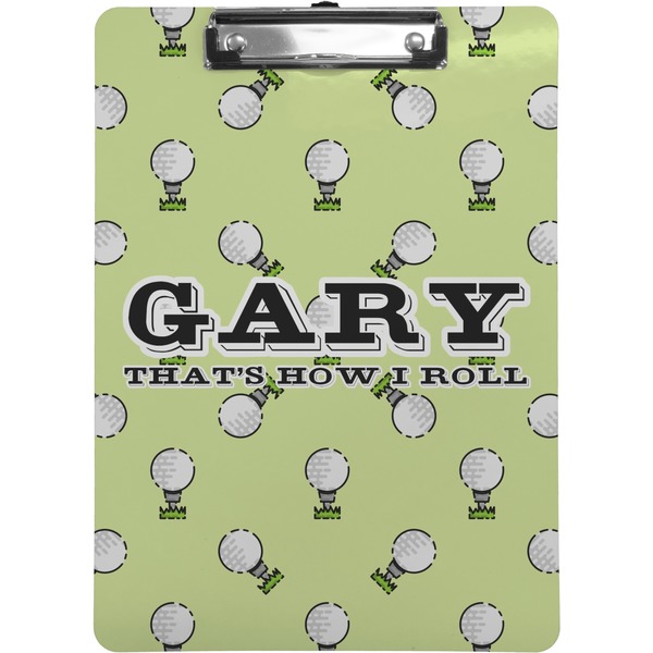 Custom Golf Clipboard (Letter Size) (Personalized)