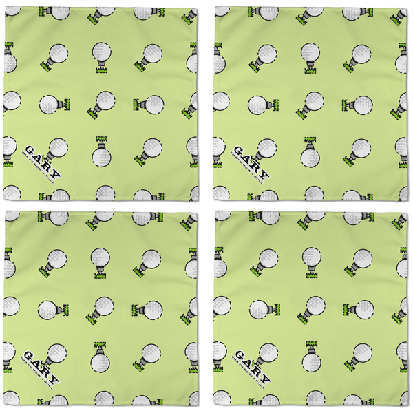 Golf Cloth Napkins - Personalized Dinner (APPROVAL) Set of 4