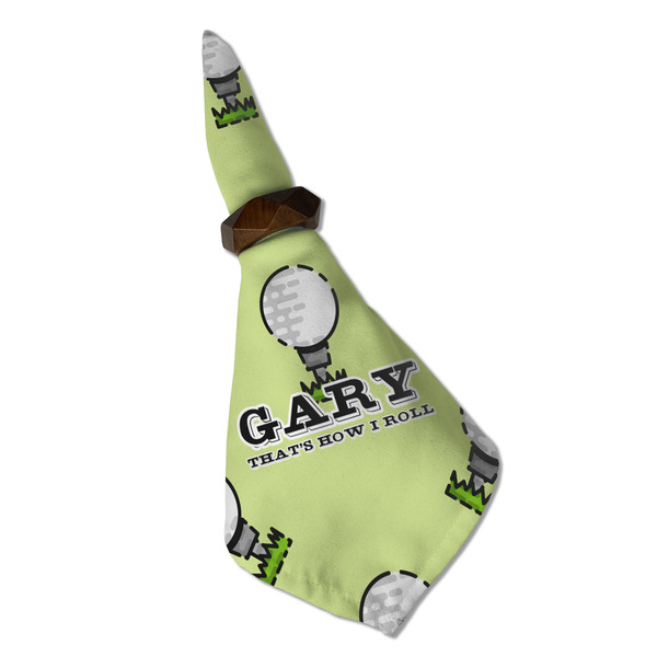 Golf Cloth Napkins - Personalized Dinner (Folded in Ring) (MAIN)