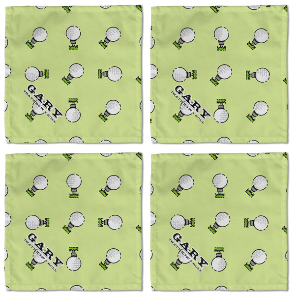 Golf Cloth Napkins - Personalized Lunch (APPROVAL) Set of 4