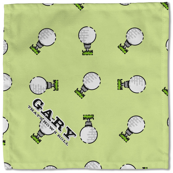 Golf Cloth Napkins - Personalized Lunch (Single Full Open)