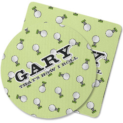 Golf Rubber Backed Coaster (Personalized)