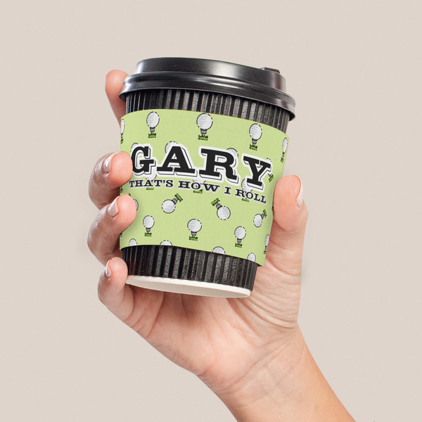 Golf Coffee Cup Sleeve - LIFESTYLE