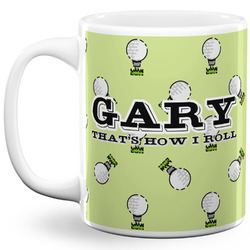 Golf 11 Oz Coffee Mug - White (Personalized)