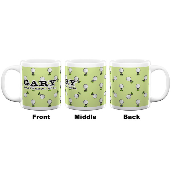 Golf Coffee Mug - 20 oz - White APPROVAL