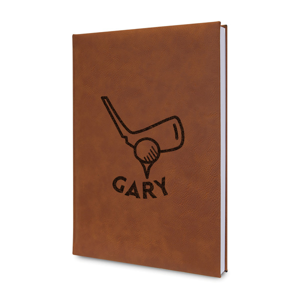 Custom Golf Leatherette Journal - Double Sided (Personalized)