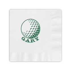 Golf Coined Cocktail Napkins (Personalized)