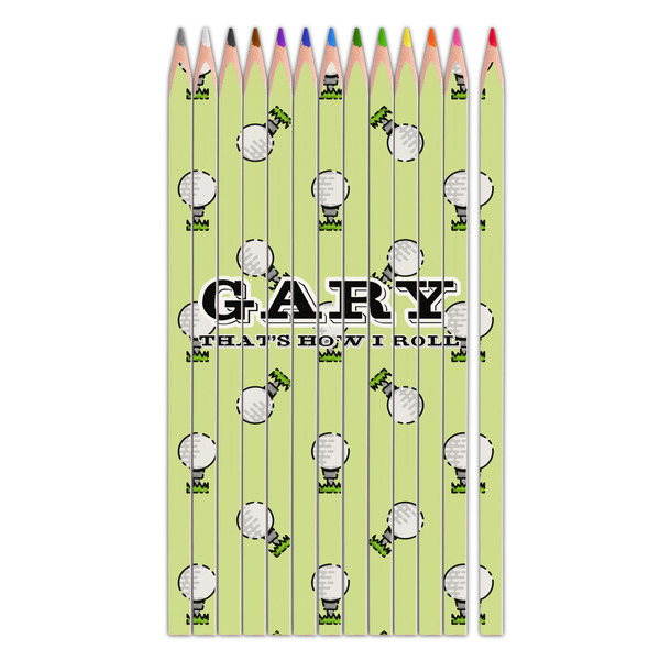 Custom Golf Colored Pencils (Personalized)