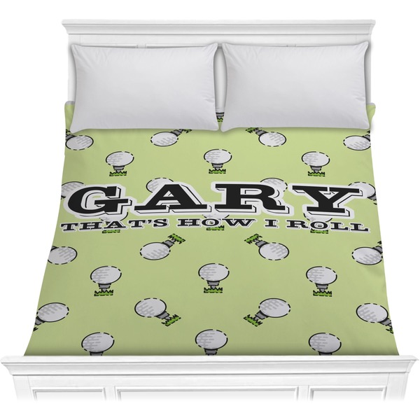 Custom Golf Comforter - Full / Queen (Personalized)