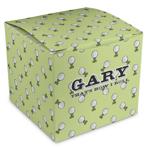 Custom Golf Cube Favor Gift Boxes (Personalized)
