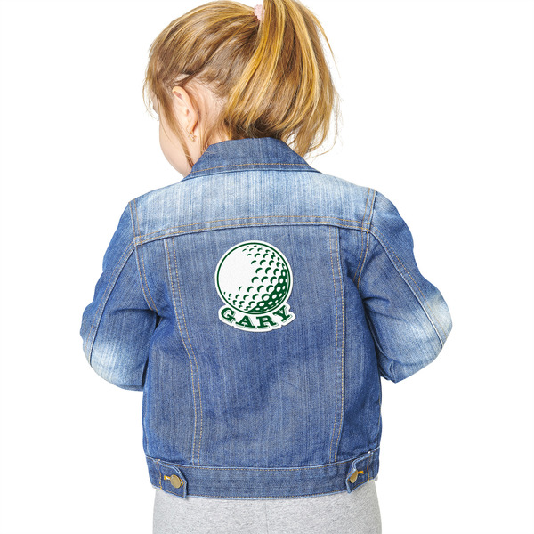 Golf Custom Shape Iron On Patches - XXL - Single - Approval