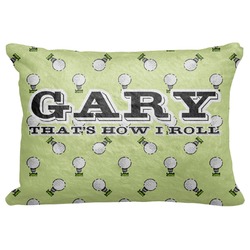 Golf Decorative Baby Pillowcase - 16"x12" (Personalized)