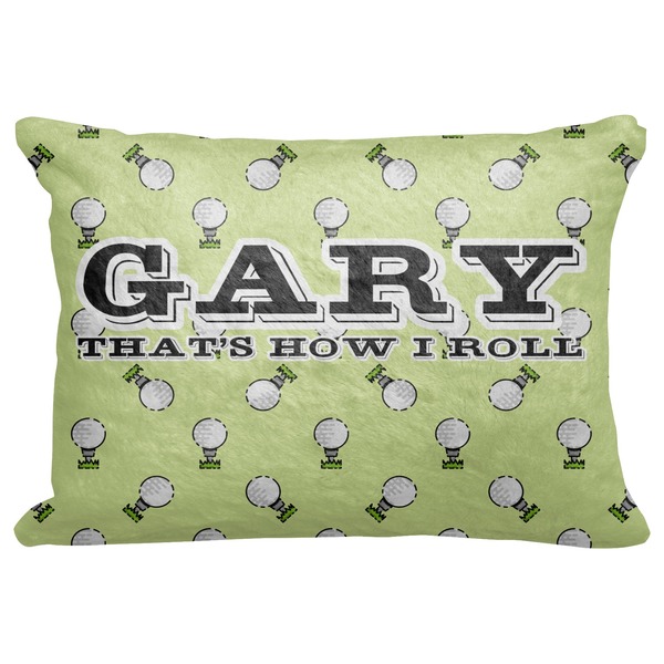 Custom Golf Decorative Baby Pillowcase - 16"x12" (Personalized)