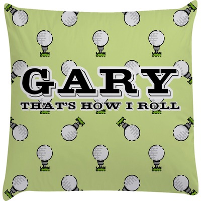 Golf Decorative Pillow Case (Personalized)