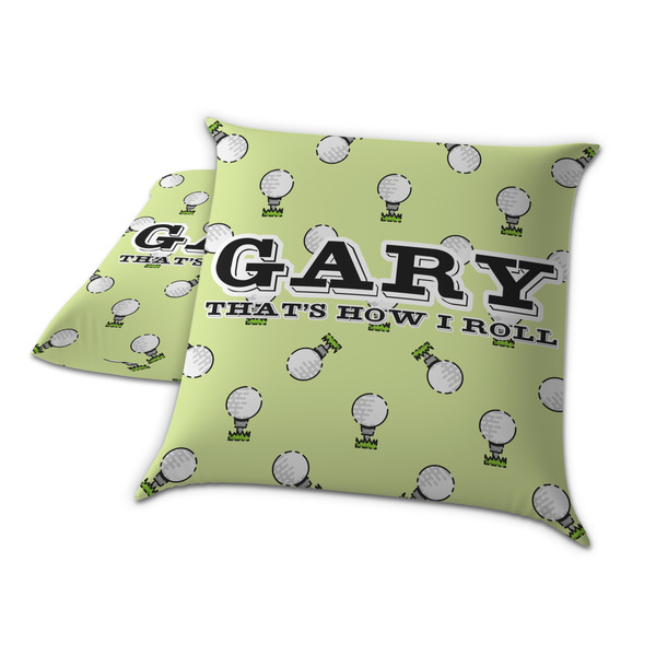 Golf Decorative Pillow Case - TWO