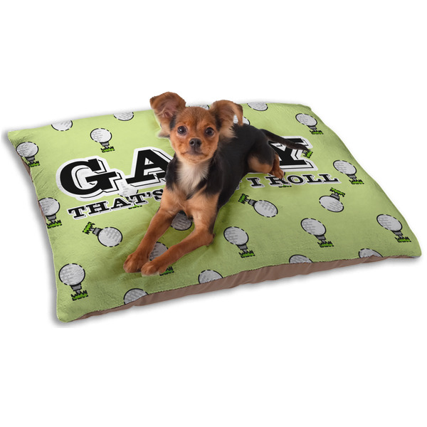 Custom Golf Dog Bed - Small w/ Name or Text