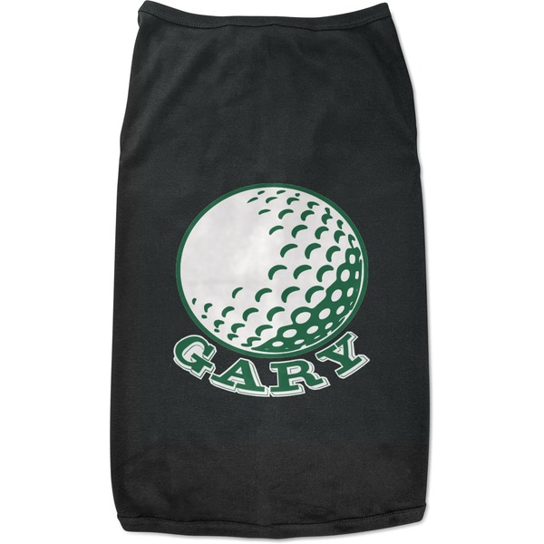 Custom Golf Black Pet Shirt (Personalized)
