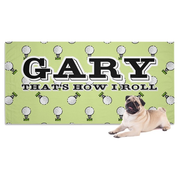 Custom Golf Dog Towel (Personalized)