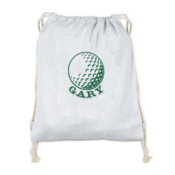 Golf Drawstring Backpack - Sweatshirt Fleece - Double Sided (Personalized)
