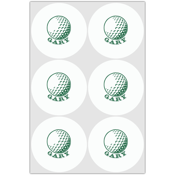 Golf Drink Topper - Large - Set of 6