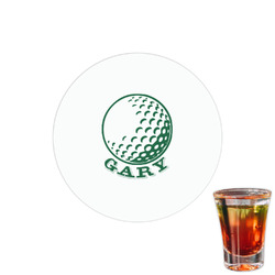 Golf Printed Drink Topper - 1.5" (Personalized)