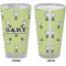 Golf Pint Glass - Full Color - Front & Back Views