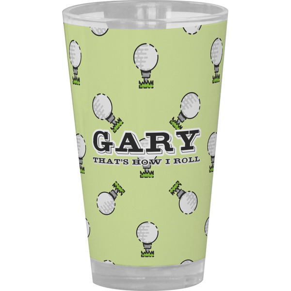 Custom Golf Pint Glass - Full Color (Personalized)