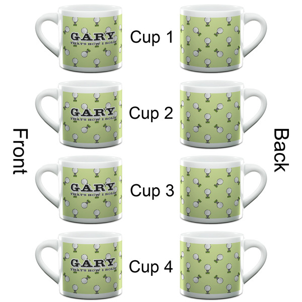 Golf Espresso Cup - 6oz (Double Shot Set of 4) APPROVAL