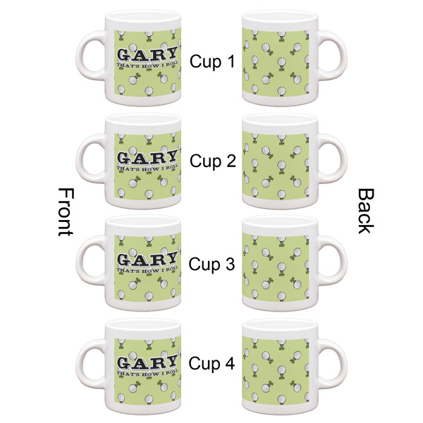 Golf Espresso Cup Set of 4 - Apvl