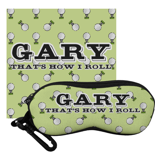 Custom Golf Eyeglass Case & Cloth (Personalized)