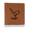 Golf Leather Binder - 1" - Rawhide - Front View