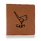 Golf Leather Binder - 1" - Rawhide (Personalized)