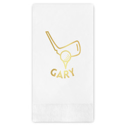 Golf Guest Napkins - Foil Stamped (Personalized)