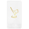 Golf Foil Stamped Guest Napkins - Front View
