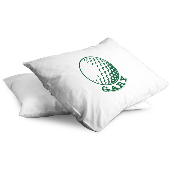 Golf Full Pillow Case - TWO (partial print)